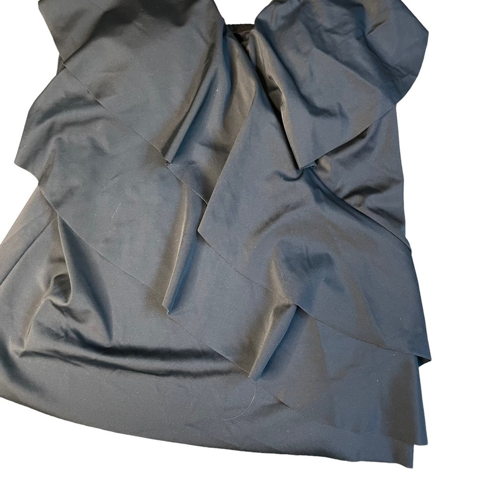 Ruby Ribbon Solid Black Ruffle Tankini Swim Top S… - image 4